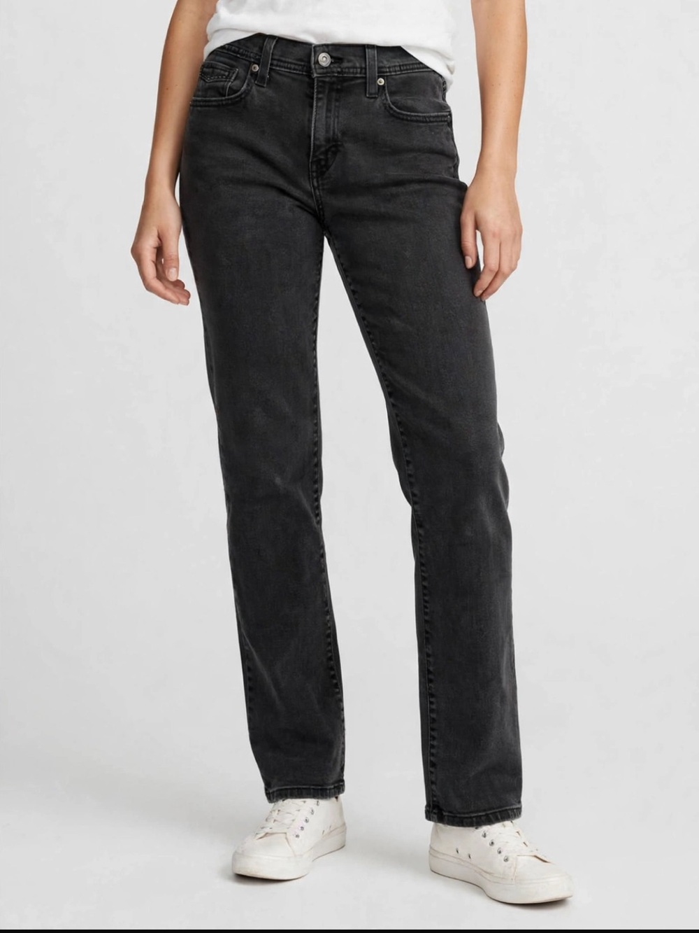 Levi's | Washed Black 505 Straight-Leg Jeans